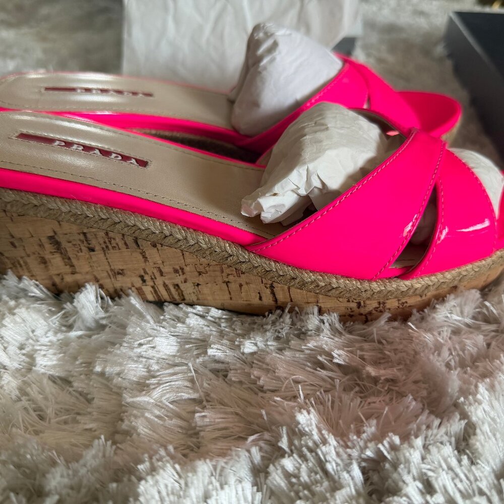 Prada Calzature Donna Slides NEW 38.5